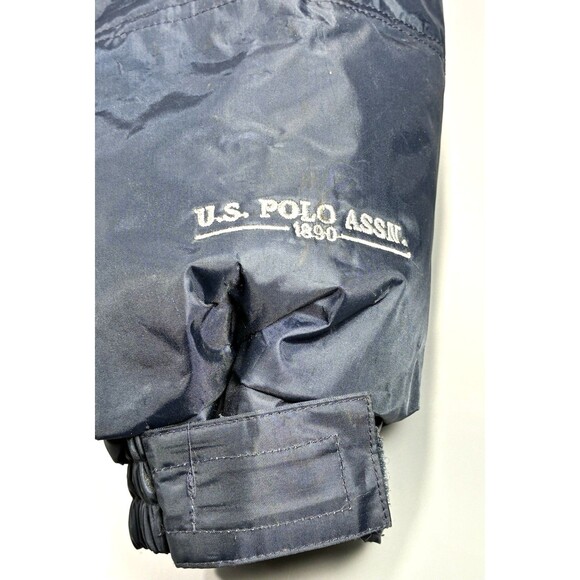 U.S. Polo Assn. Navy Blue Full Zip Insulated Puffer Jacket Men's Large - Picture 8 of 16